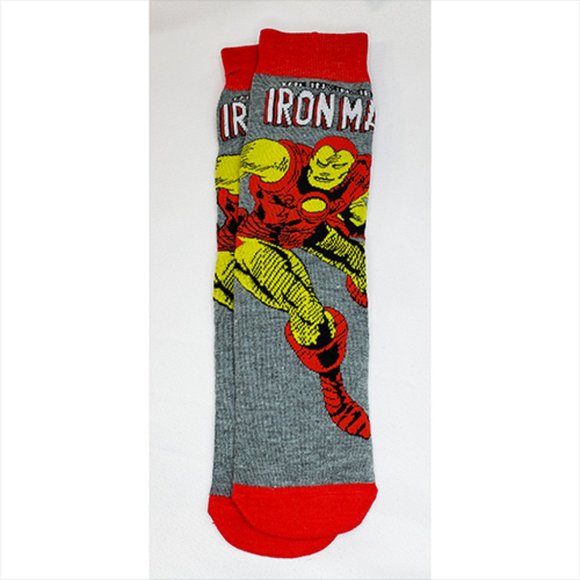 Disney Anime Socks Avengers Marvel Cartoon Figure , Iron Man  NEW - WOT - Picture 2 of 7